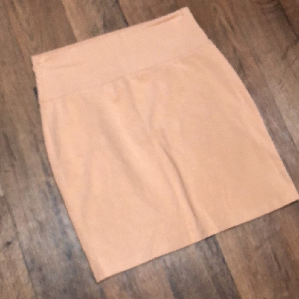 Tan Bodycon Mini Skirt